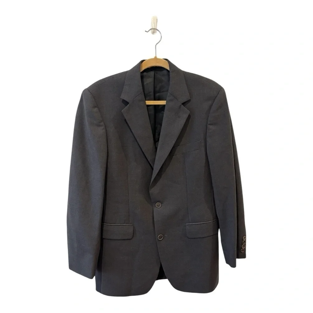 Brooks Brothers 346 Stretch Men’s 37R Gray Suit Jacket Sport Coat Blazer Modern